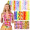 Hawaiian Leis for Luau Party, 36PCS Tropical Flower Lei for Summer Party Supplies